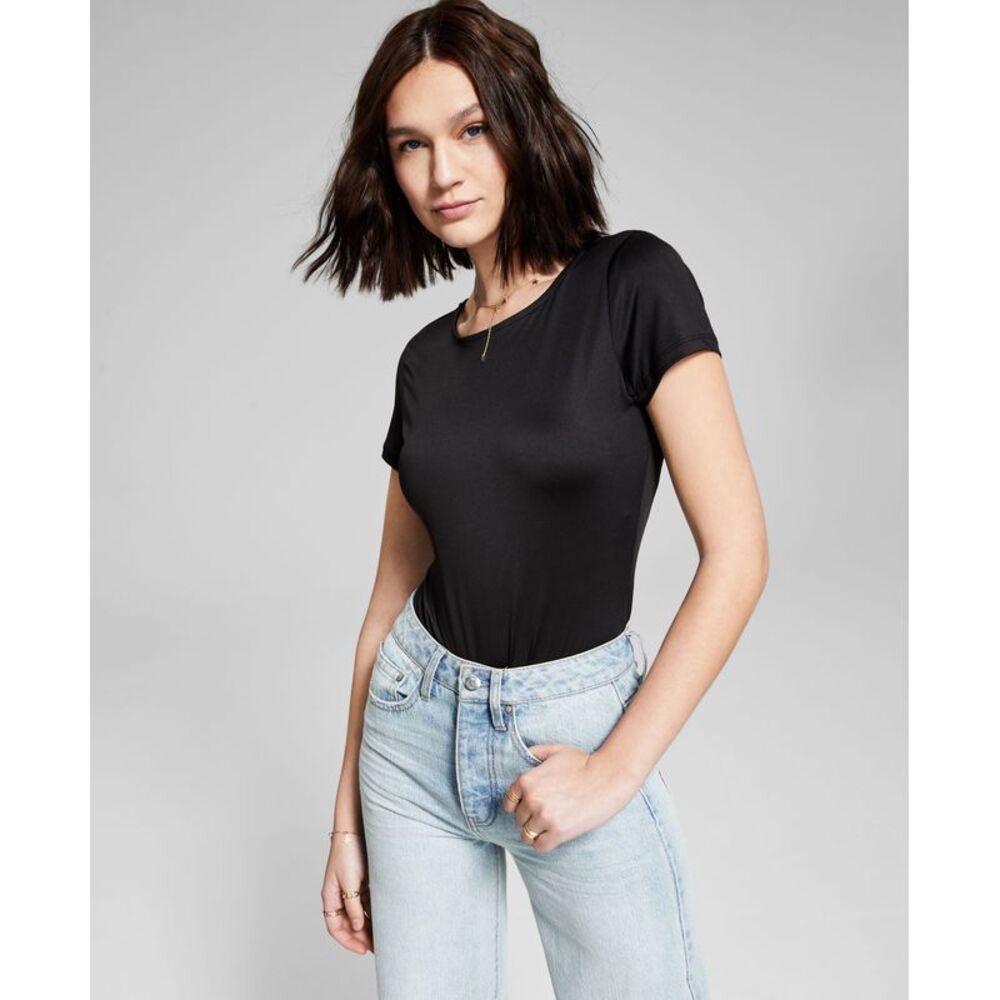 And Now This Now This Womens Crewneck Bodysuit